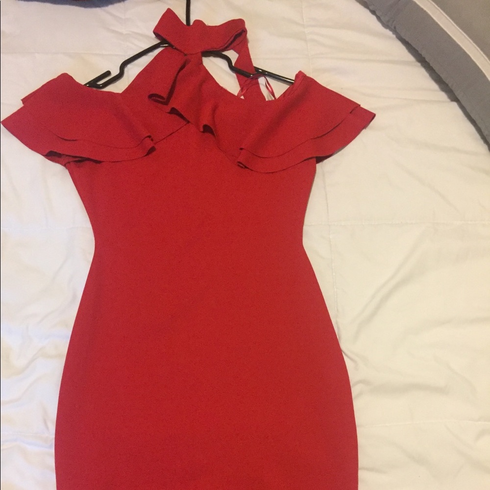 Precious red dress. Large.